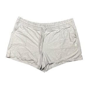 Reebok Gray Athletic Drawstring Womens Shorts Size 3 XL